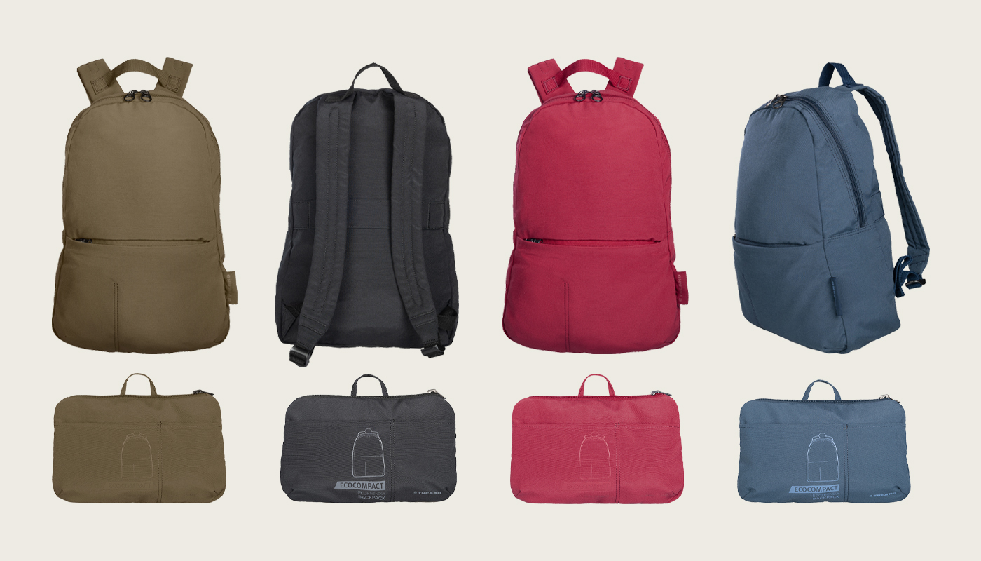 Compatto bags and backpacks, extra space right when you need it ...